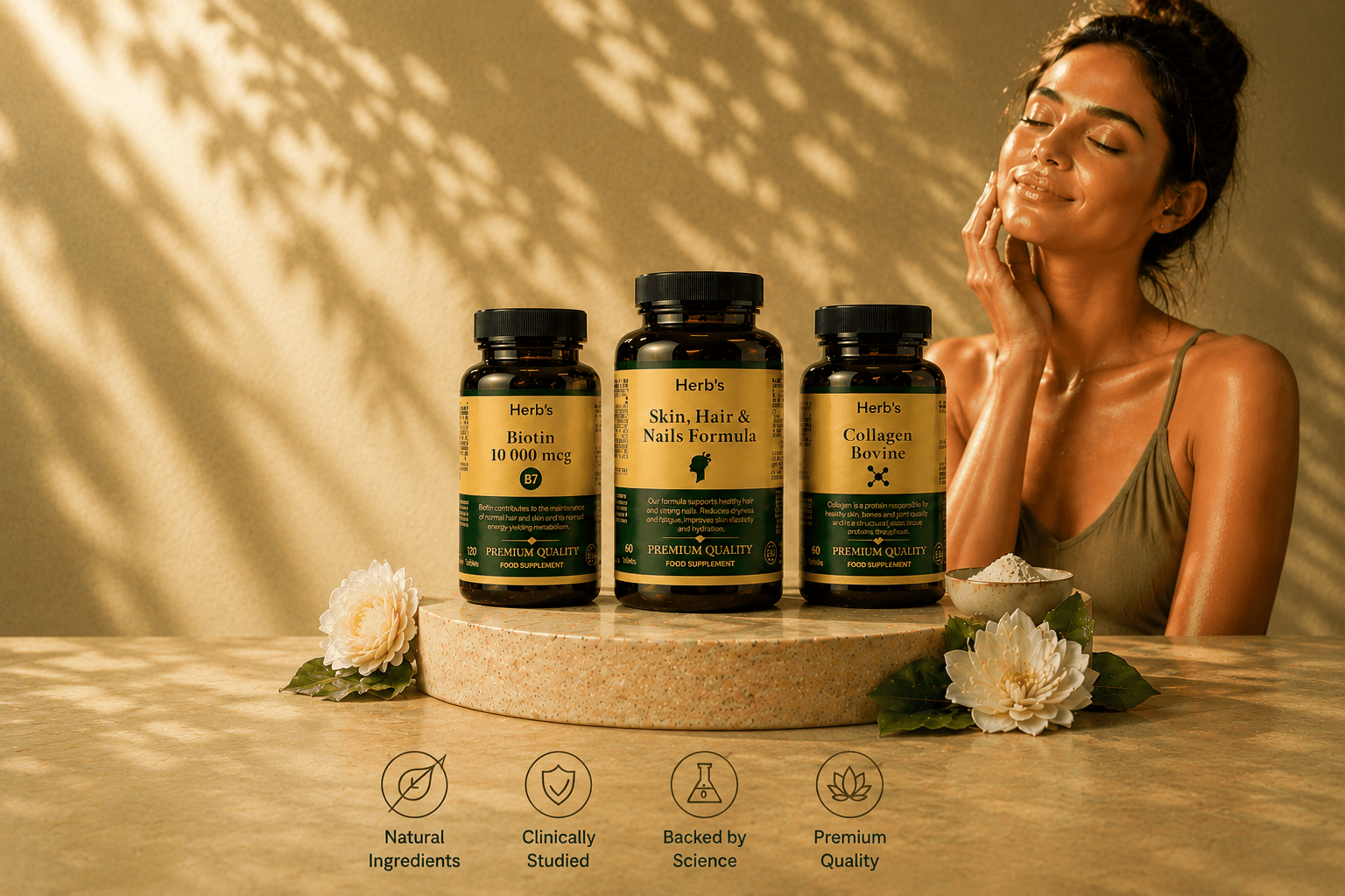 Beauty and self care banner background